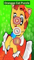 Orange Cat Puzzle पोस्टर