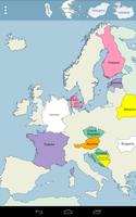 Europe Map Puzzle постер