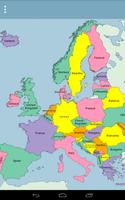 Europe Map Puzzle syot layar 2