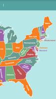 برنامه‌نما USA Map Puzzle عکس از صفحه
