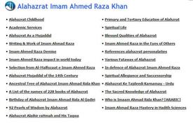 Alahazrat Imam Ahmed Raza Khan capture d'écran 1