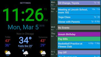 2 Schermata Calendar Wall App