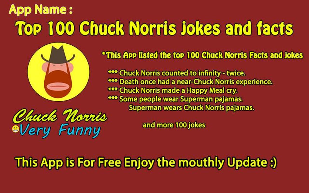 Top 100 Chuck Norris jokes APK Download - Free ...