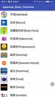 Japanese Basic Grammar الملصق
