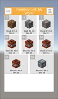 برنامه‌نما Inventory Editor for Minecraft عکس از صفحه