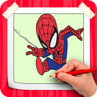 How To Draw Amazing Spiderman Step By Step icon
