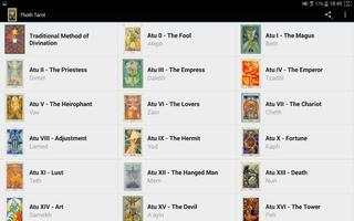 Thoth Tarot Free capture d'écran 3