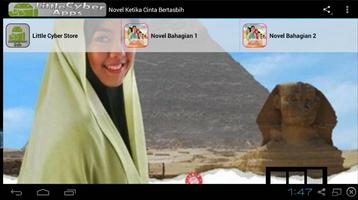 Novel Ketika Cinta Bertasbih الملصق