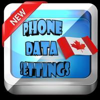 Canada Phone Data Settings постер