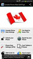 Canada Phone Data Settings capture d'écran 1