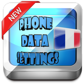 France Phone Data Settings icon
