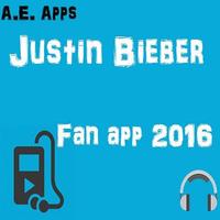 Justin Bieber Fan App โปสเตอร์