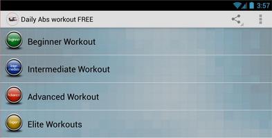 Daily Abs workout FREE imagem de tela 3