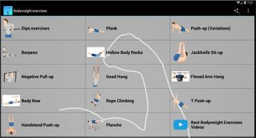 Bodyweight exercises capture d'écran 2