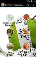 Dieta para bajar de peso Poster