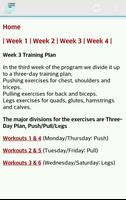 Exercise Plan 4 Weeks captura de pantalla 3