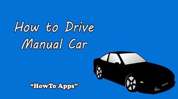 How to Drive Manual Car Affiche