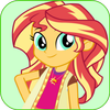 Live Wallpapers Sunset Shimmer Style icône