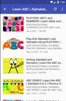 New ABC Song - Funny Learning Videos Ekran Görüntüsü 1