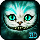 Cheshire Cat Smile Wallpapers Art icône