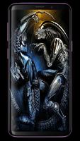 Predator Vs Alien Wallpaper Art Ekran Görüntüsü 1