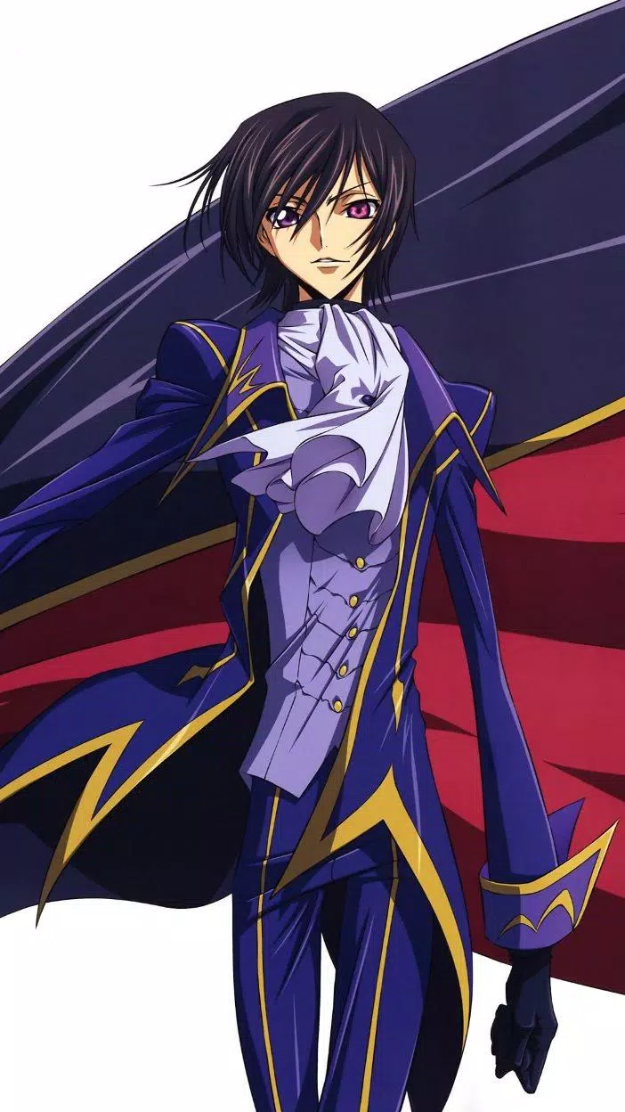 Lelouch, anime, code geass, edit, lamperouge, vi britannia, HD phone  wallpaper