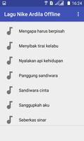 Lagu Koleksi Nike Ardila Offline اسکرین شاٹ 2
