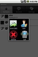 SMS & Call Blocker LITE syot layar 1