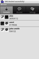 SMS & Call Blocker LITE captura de pantalla 3