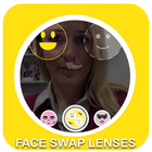 Face Swap lenses For snapchat ikona