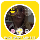 Face Swap lenses For snapchat आइकन