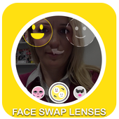 Face Swap lenses For snapchat icon