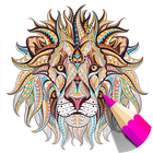 Free Adult Coloring Book App | 圖標