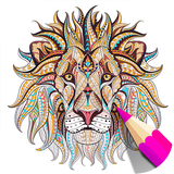 Free Adult Coloring Book App |-icoon