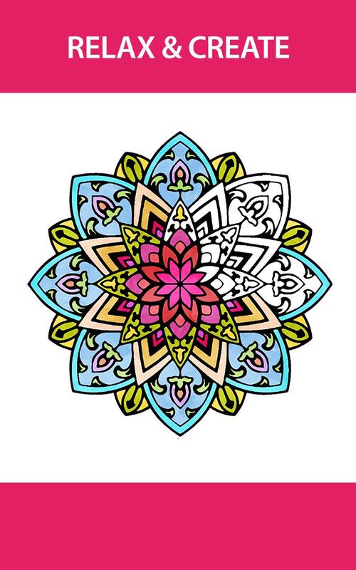 Color Therapy Pages For Adults Poster