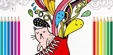 Doodle Coloring Book for Adult