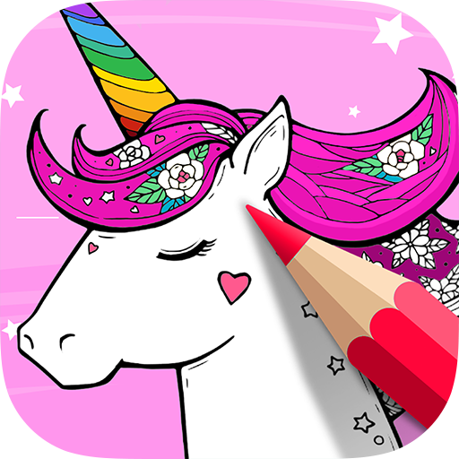 Unicorn Coloring Book 3D
