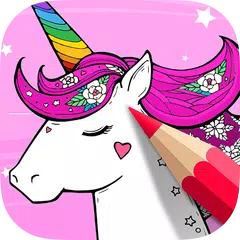 Unicorn Coloring Book 3D