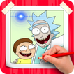 How To Draw Rick and Morty Step By Step