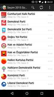 Seçim 2015 Sonuçları capture d'écran 1