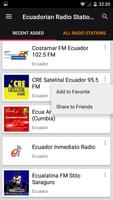 Ecuadorian Radio Stations स्क्रीनशॉट 1