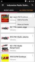 Indonesian Radio Stations ảnh chụp màn hình 1