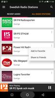 Swedish Radio Stations syot layar 1