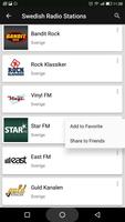 Swedish Radio Stations syot layar 2