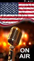 USA Radio Stations الملصق