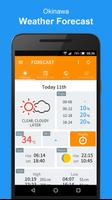 Okinawa Weather Forecast โปสเตอร์