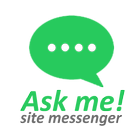 Ask me! Site messenger-icoon