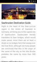 Saarbrucken Travel Guide capture d'écran 1