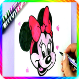 How to Draw Mickey Mouse -  Step Esay