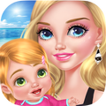 Babysitter & Baby - Beach Day